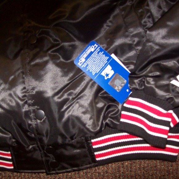 KANSAS CITY CHIEFS STARTER Snap Down Jacket BLACK - Picture 5 of 8